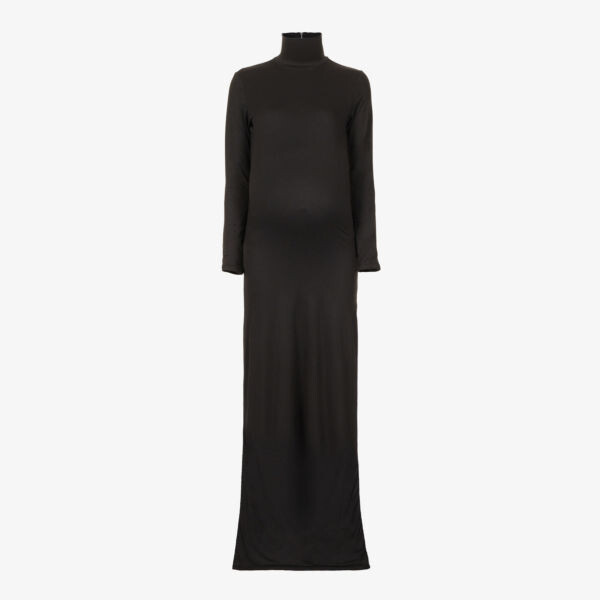 Для беременных Платье макси The Monica из эластичного джерси с высоким воротником Bumpsuit, черный
Для беременных Платье макси The Monica из эластичного джерси с высоким воротником Bumpsuit, черный