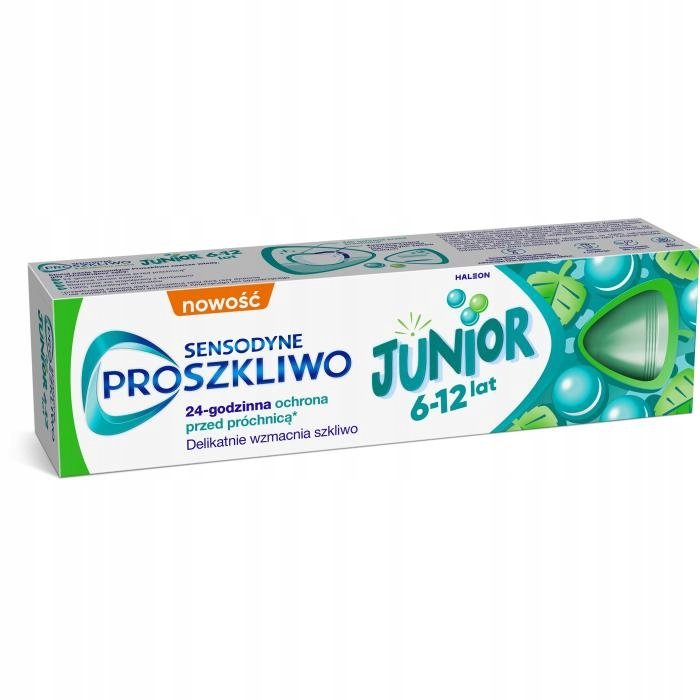 Зубная паста Sensodyne ProSzkliwo Junior с фтором 75 мл
Зубная паста Sensodyne ProSzkliwo Junior с фтором 75 мл