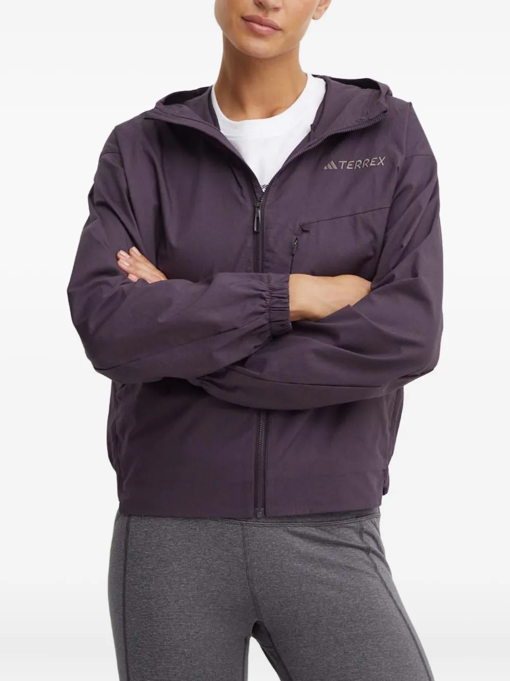 Куртка на молнии с капюшоном adidas, фиолетовый
Куртка на молнии с капюшоном adidas, фиолетовый