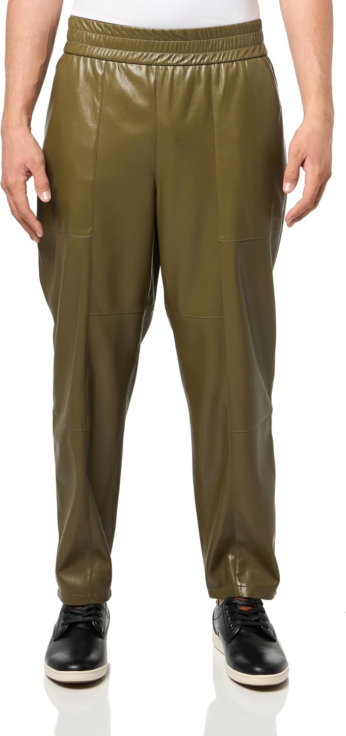 BOSS мужские кожаные джоггеры Taiya Friendly, Burnt Olive
BOSS мужские кожаные джоггеры Taiya Friendly, Burnt Olive