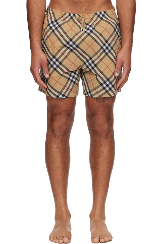 Burberry Бежевые клетчатые плавки, Бежевый, Burberry Бежевые клетчатые плавки
Burberry Бежевые клетчатые плавки, Бежевый, Burberry Бежевые клетчатые плавки