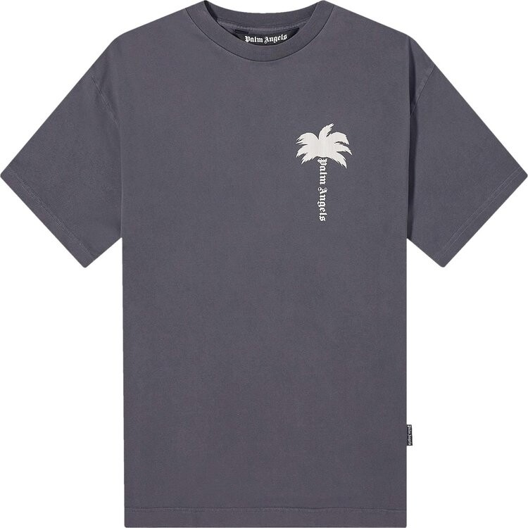 Футболка Palm Angels The Palm 'Dark Grey/Off White', серый 
Футболка Palm Angels The Palm 'Dark Grey/Off White', серый