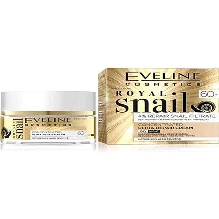 Royal Snail Ultrarepair Крем День Ночь 60+ 50мл, Eveline Cosmetics
Royal Snail Ultrarepair Крем День Ночь 60+ 50мл, Eveline Cosmetics