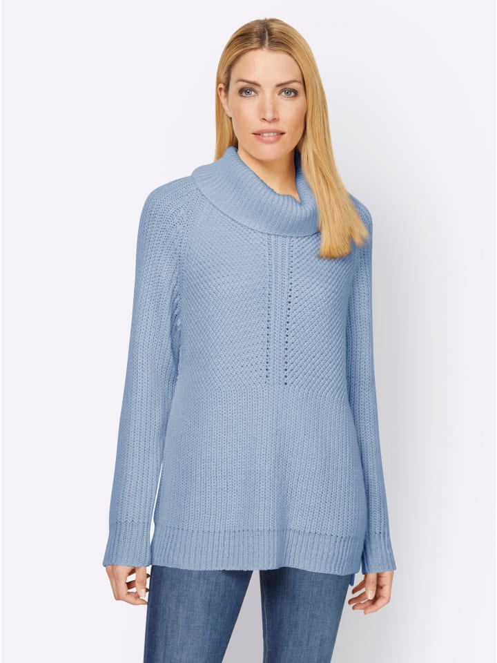 Heine Синий свитер с высоким воротником
Heine Синий свитер с высоким воротником