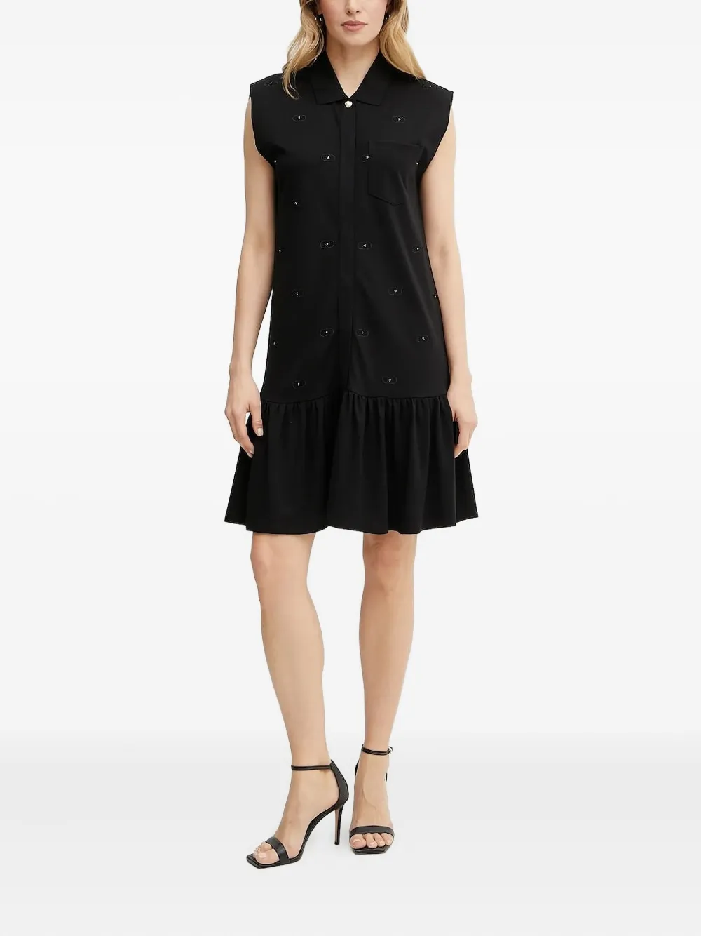 Мини-платье с оборками и декором LIU JO, черный
Мини-платье с оборками и декором LIU JO, черный