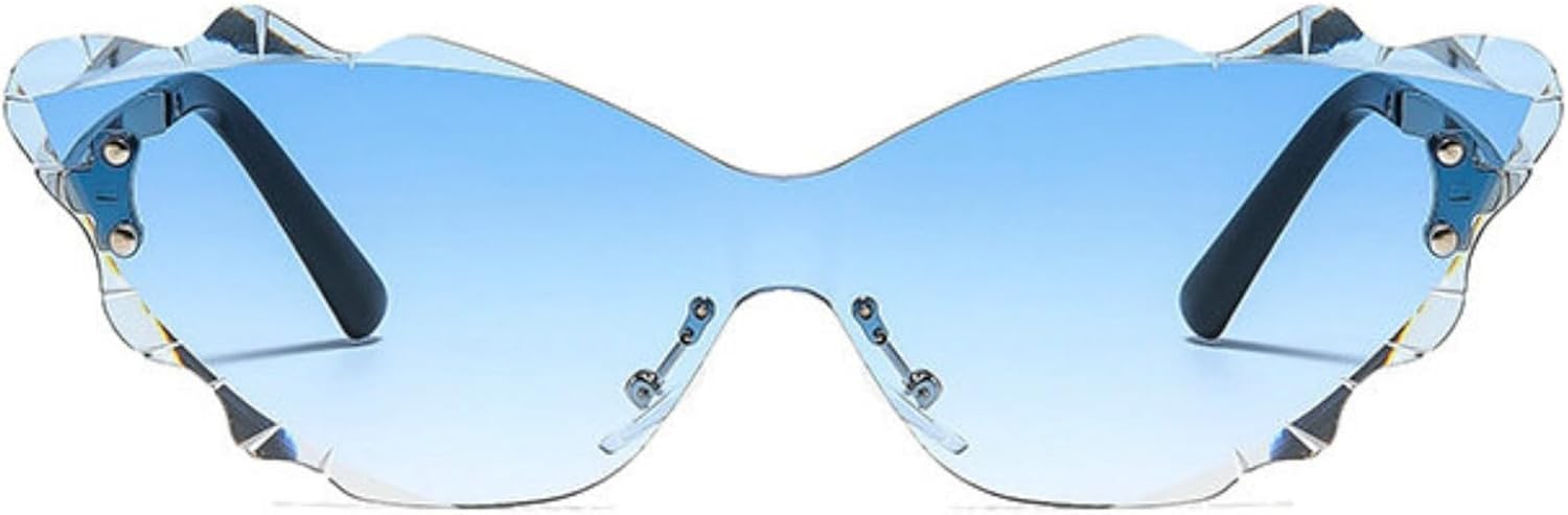 Willochra Популярные дизайнерские безободковые металлические женские солнцезащитные очки «кошачий глаз» Модные милые очки для активного отдыха и путешествий Солнцезащитные очки UV400, C4
Willochra Популярные дизайнерские безободковые металлические женские солнцезащитные очки «кошачий глаз» Модные милые очки для активного отдыха и путешествий Солнцезащитные очки UV400, C4