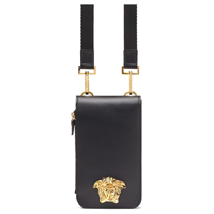 VERSACE Сумка через плечо La Medusa из коровьей кожи, мини-кроссбоди мужская черная
VERSACE Сумка через плечо La Medusa из коровьей кожи, мини-кроссбоди мужская черная