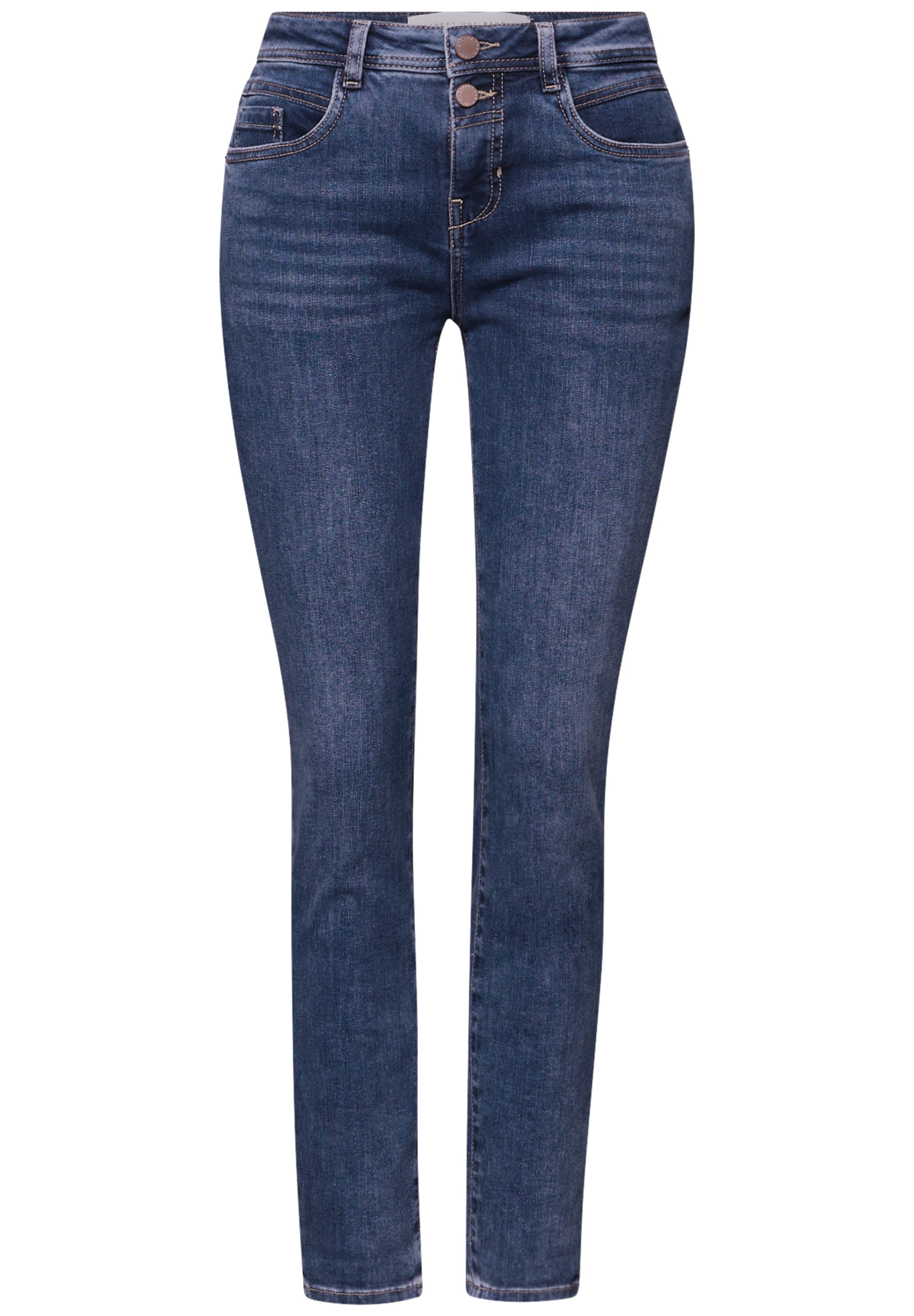 Street One Studio Джинсы Slim fit в синем дениме
Street One Studio Джинсы Slim fit в синем дениме