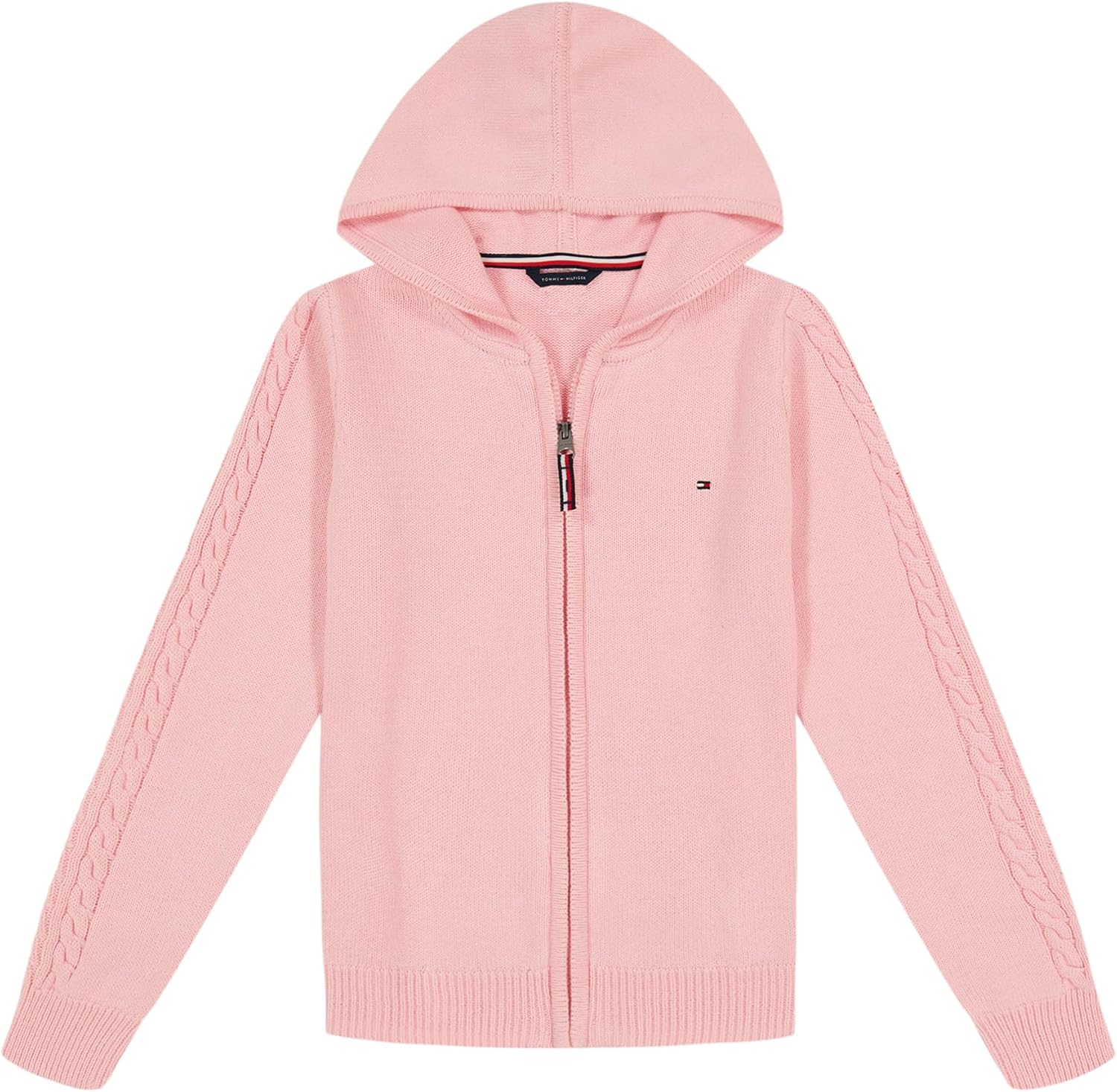 Кардиган Tommy Hilfiger с длинными рукавами на молнии и капюшоном для девочек, Rose Shadow
Кардиган Tommy Hilfiger с длинными рукавами на молнии и капюшоном для девочек, Rose Shadow