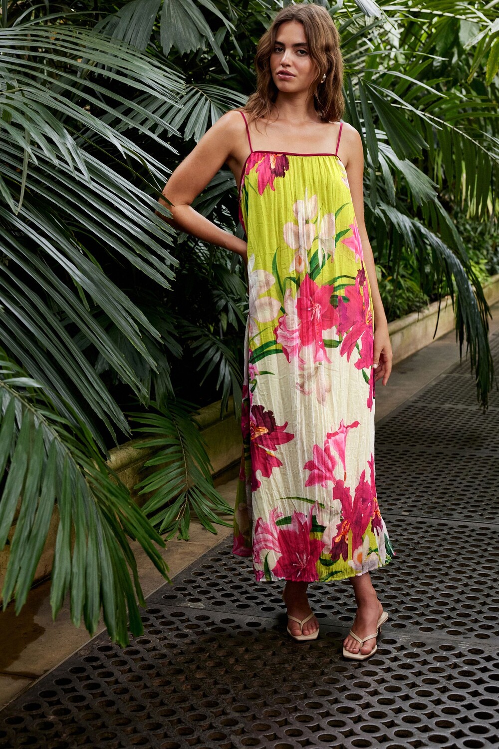 Платье миди с плиссировкой и бретельками из коллекции Kew Next, мультиколор
Платье миди с плиссировкой и бретельками из коллекции Kew Next, мультиколор