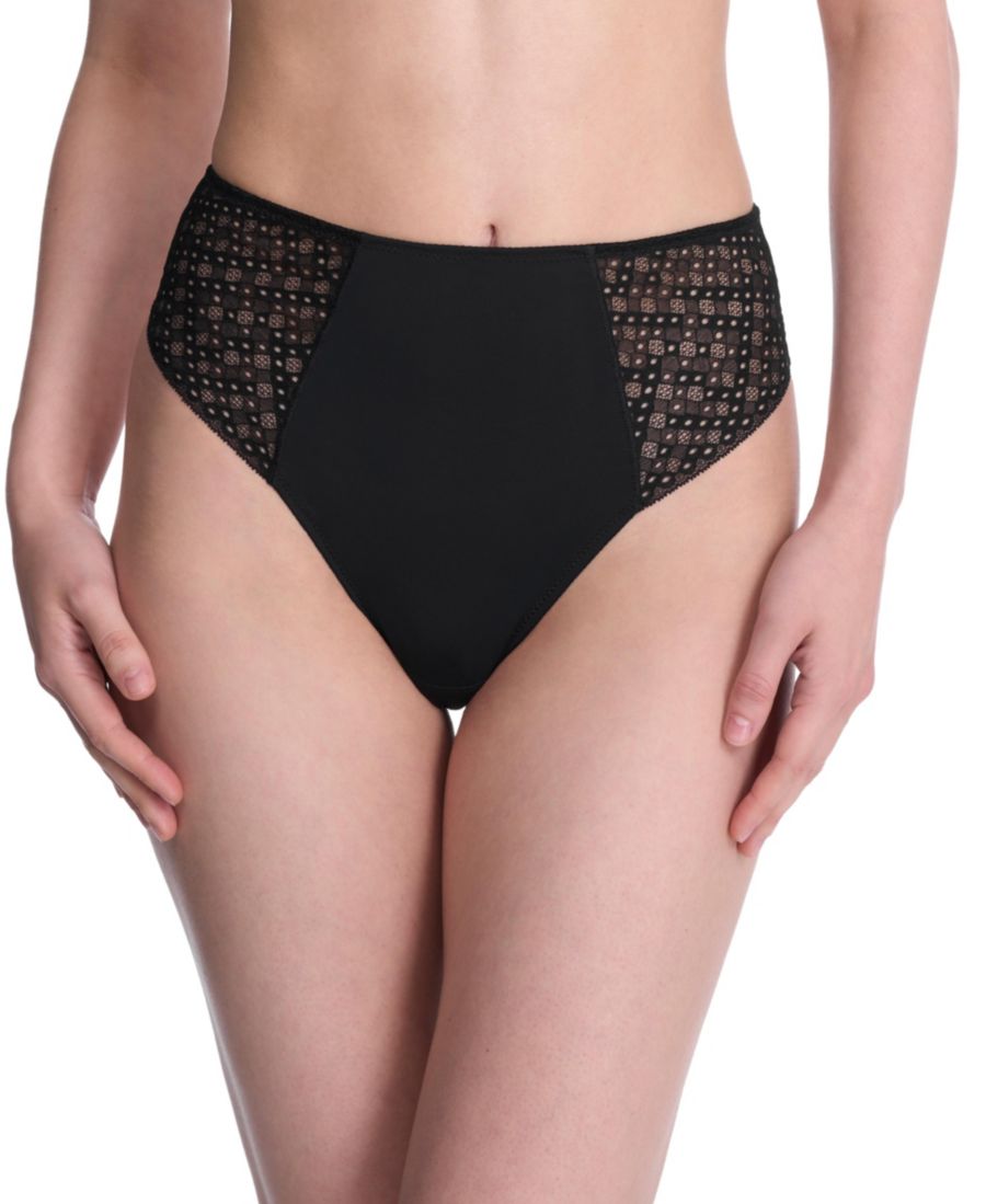 Женские кружевные стринги Harmony с высокой посадкой Natori, Black
Женские кружевные стринги Harmony с высокой посадкой Natori, Black