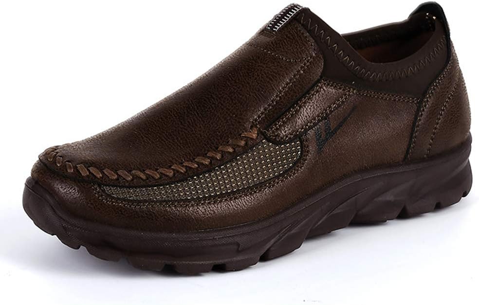 Мужские лоферы-лодочки кожаные с нескользящей подошвой, повседневные коричневые удобные замшевые кроссовки Asifn
Мужские лоферы-лодочки кожаные с нескользящей подошвой, повседневные коричневые удобные замшевые кроссовки Asifn