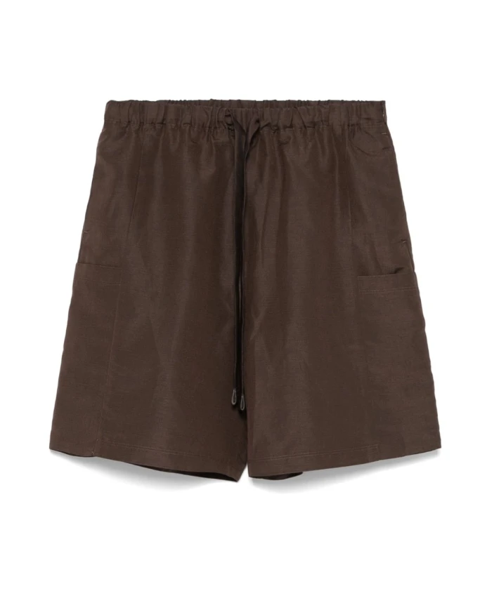 Однотонные шорты с эластичным поясом Max Mara, коричневый
Однотонные шорты с эластичным поясом Max Mara, коричневый