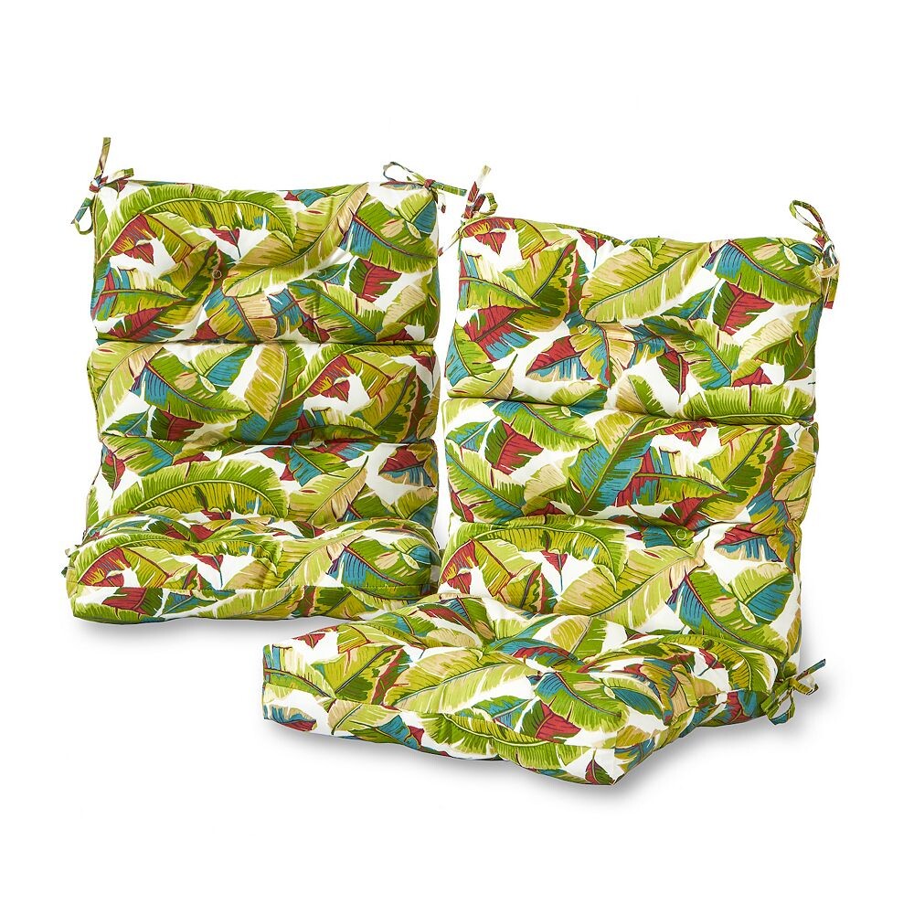 Greendale Home Fashions 2 шт. Набор подушек для уличного стула с высокой спинкой, цвет Palm Leaves Multi
Greendale Home Fashions 2 шт. Набор подушек для уличного стула с высокой спинкой, цвет Palm Leaves Multi