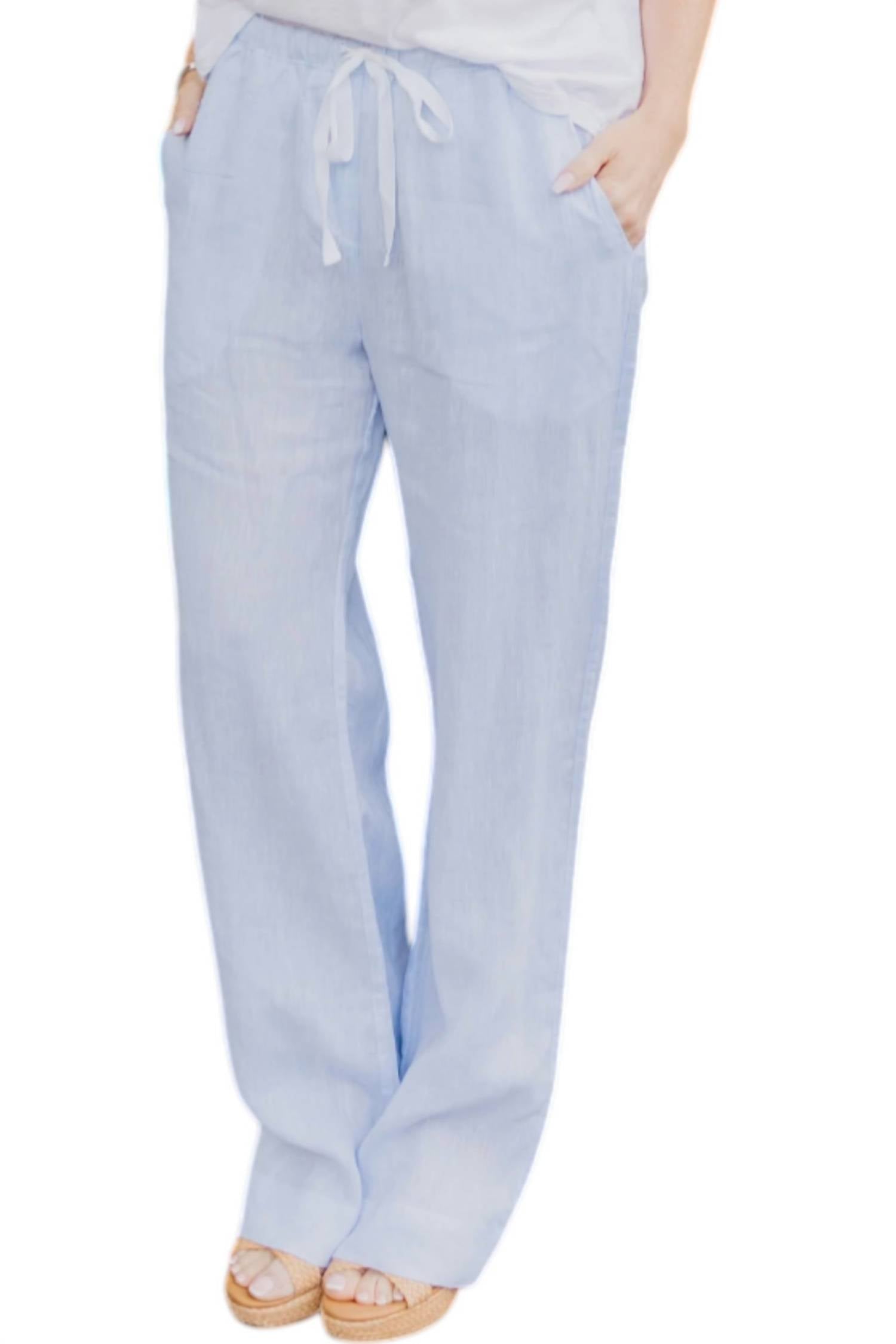 Льняные брюки в песочном цвете Nalu, Sand
Льняные брюки в песочном цвете Nalu, Sand