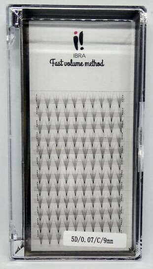 Метод быстрого объема 5D 0,07 C 9 мм Ibra, Lashes
Метод быстрого объема 5D 0,07 C 9 мм Ibra, Lashes