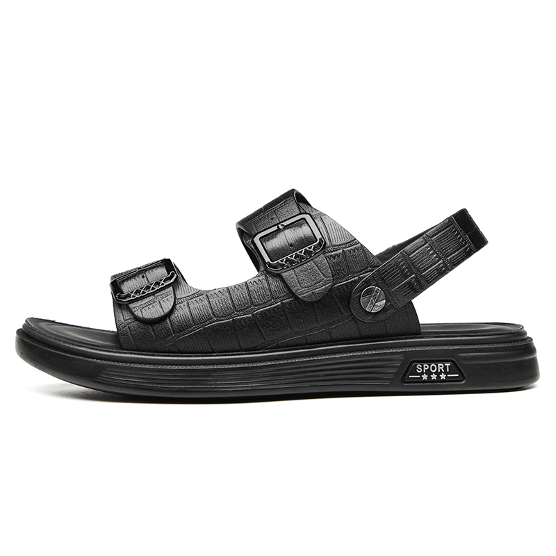 KAQIAODI Пляжные шлепанцы мужские черные Cachiotti
KAQIAODI Пляжные шлепанцы мужские черные Cachiotti