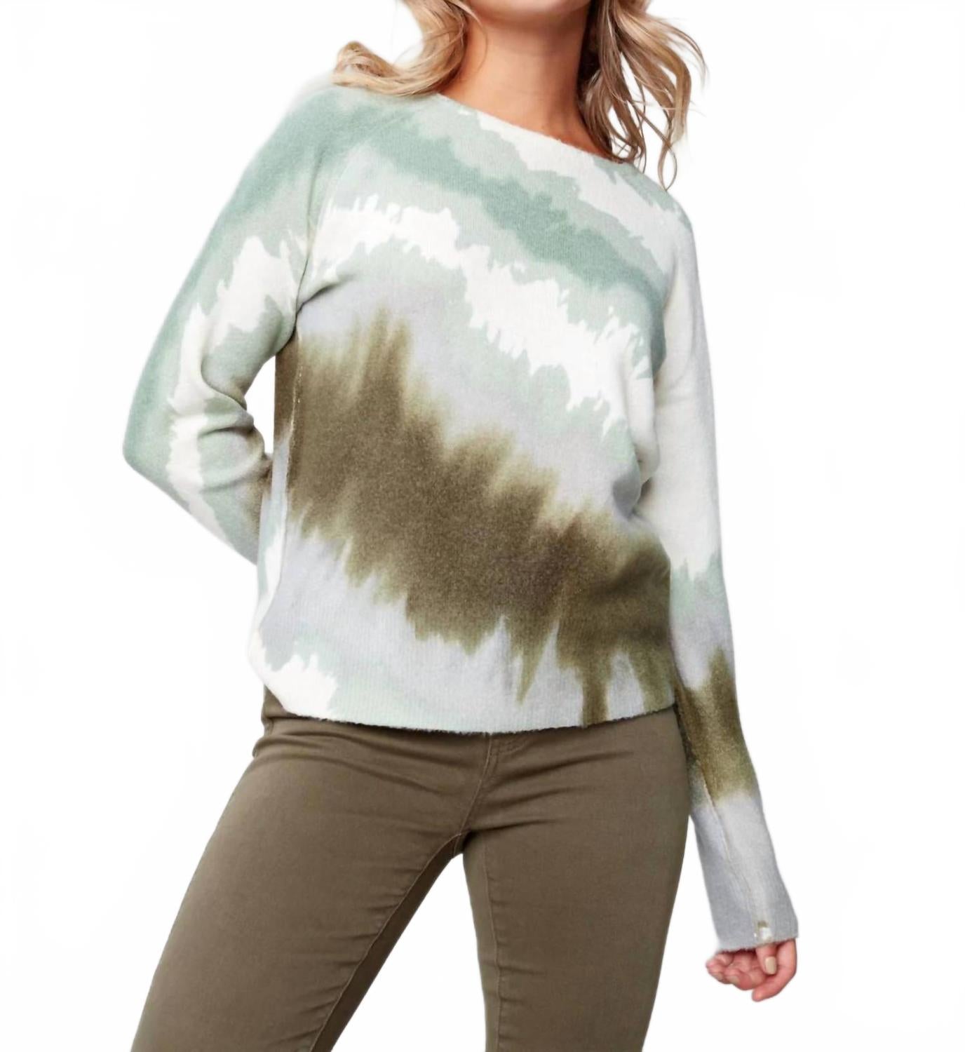 Реверсивный свитер с принтом в цвете чай CHARLIE B, Tea
Реверсивный свитер с принтом в цвете чай CHARLIE B, Tea