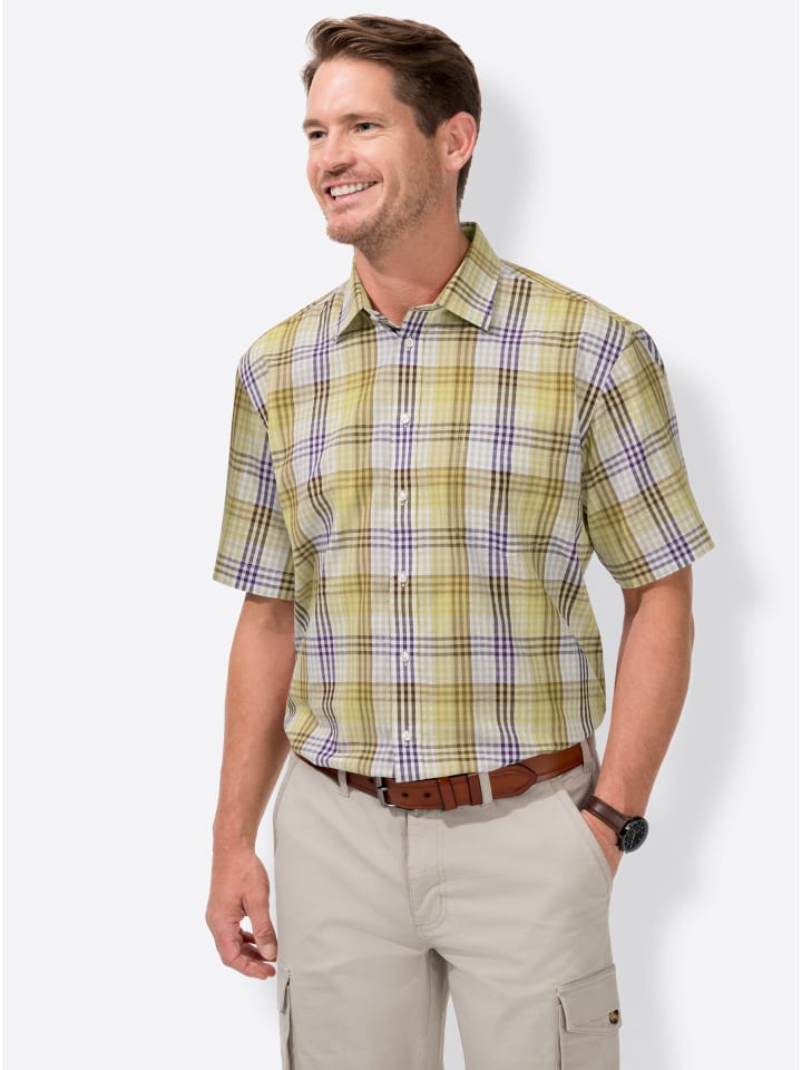 Рубашка с короткими рукавами в желтую клетку WITT WEIDEN
Рубашка с короткими рукавами в желтую клетку WITT WEIDEN