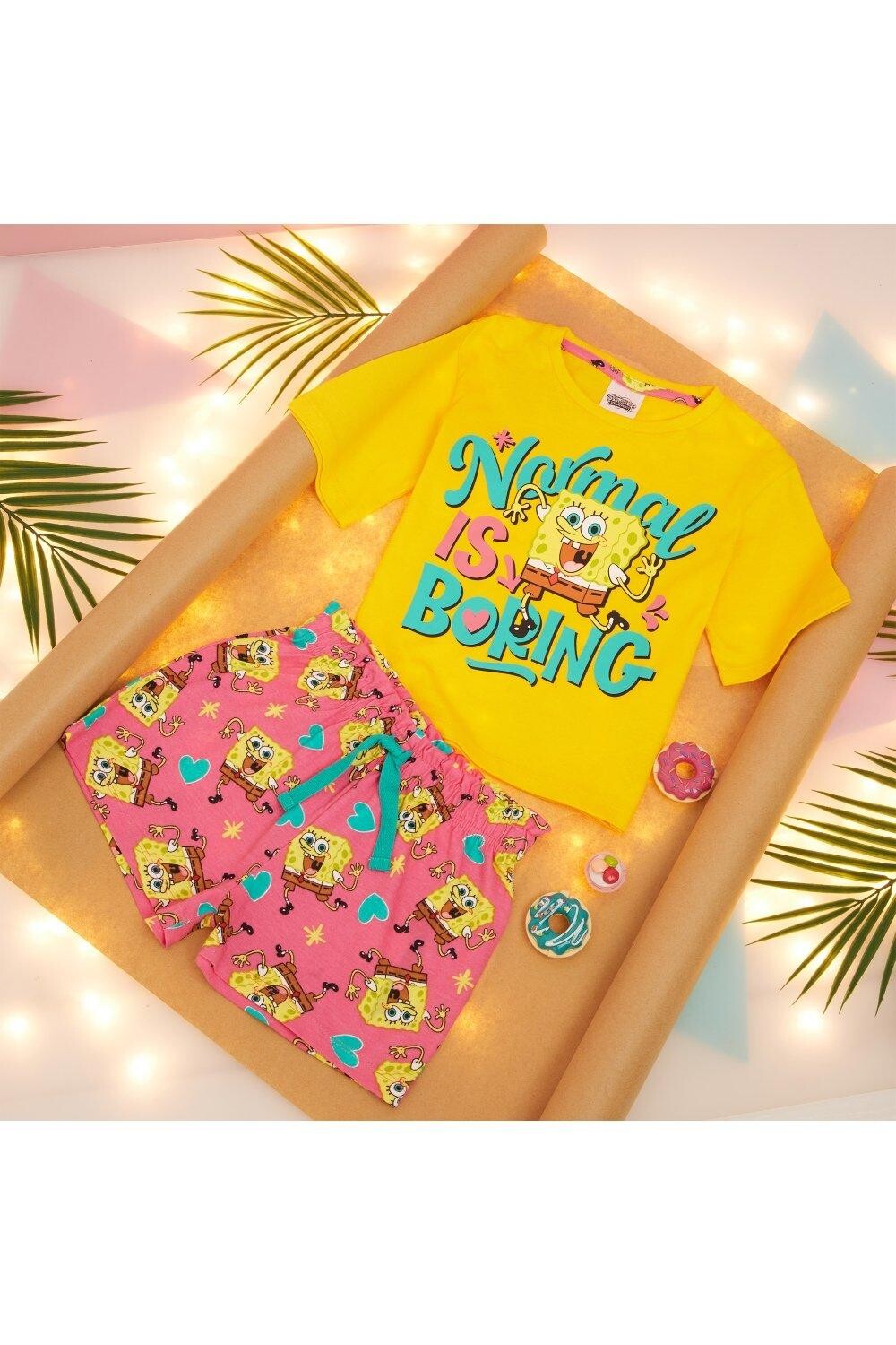 Пижамный комплект с короткими рукавами Spongebob, мультиколор
Пижамный комплект с короткими рукавами Spongebob, мультиколор