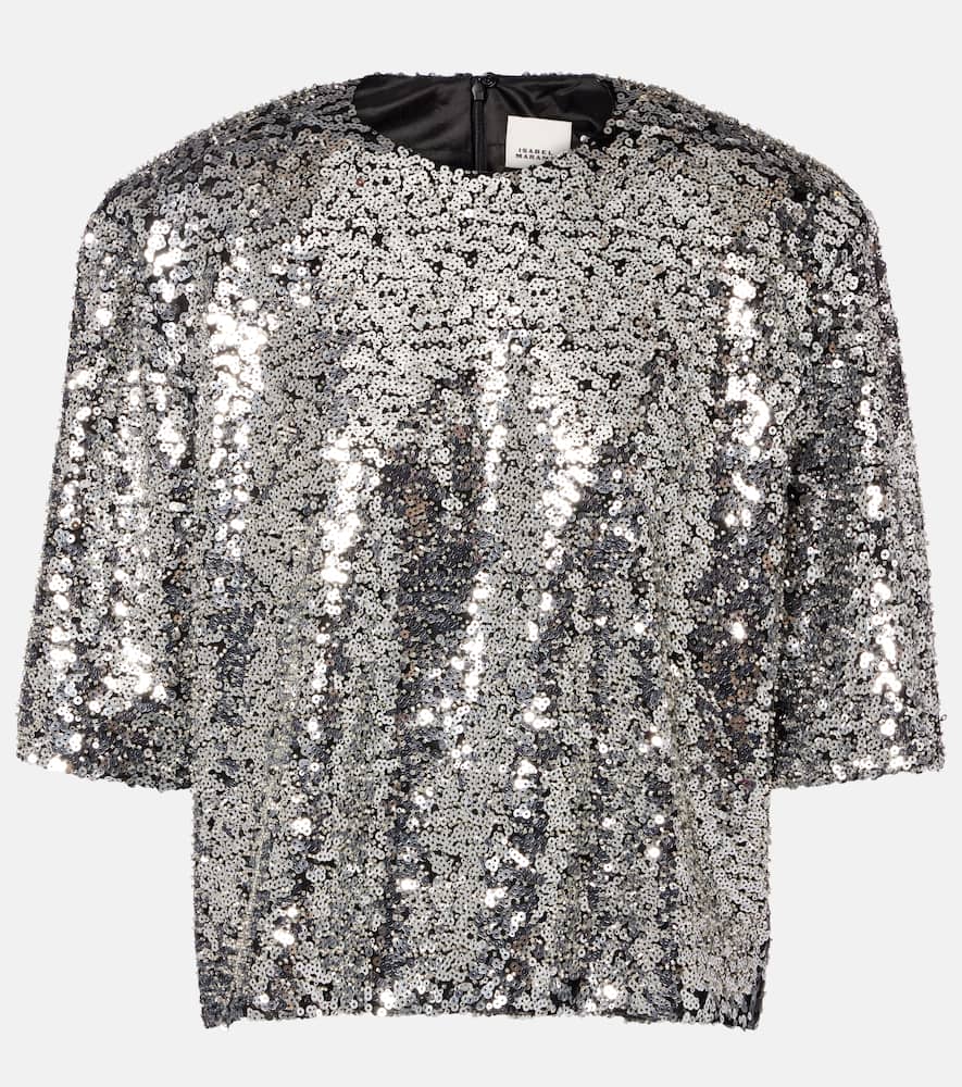 Топ с пайетками Helga Isabel Marant, Silver
Топ с пайетками Helga Isabel Marant, Silver