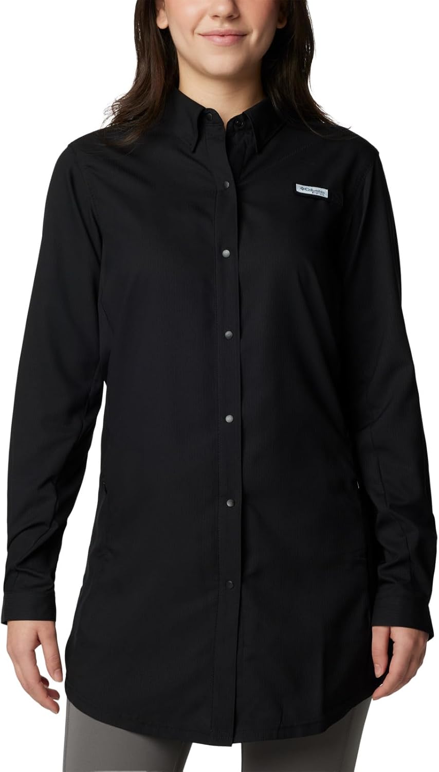 Columbia Womens Tamiami Long Sleeve Tunic, Black, Черный, Columbia Womens Tamiami Long Sleeve Tunic, Black
Columbia Womens Tamiami Long Sleeve Tunic, Black, Черный, Columbia Womens Tamiami Long Sleeve Tunic, Black