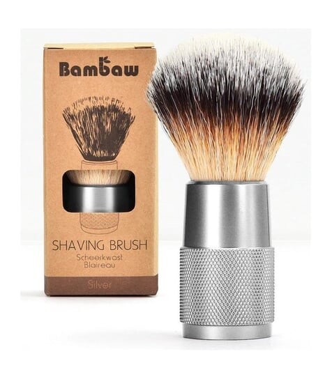 Многоразовый помазок для бритья из веганского нейлона, Серебряный Bambaw
Многоразовый помазок для бритья из веганского нейлона, Серебряный Bambaw