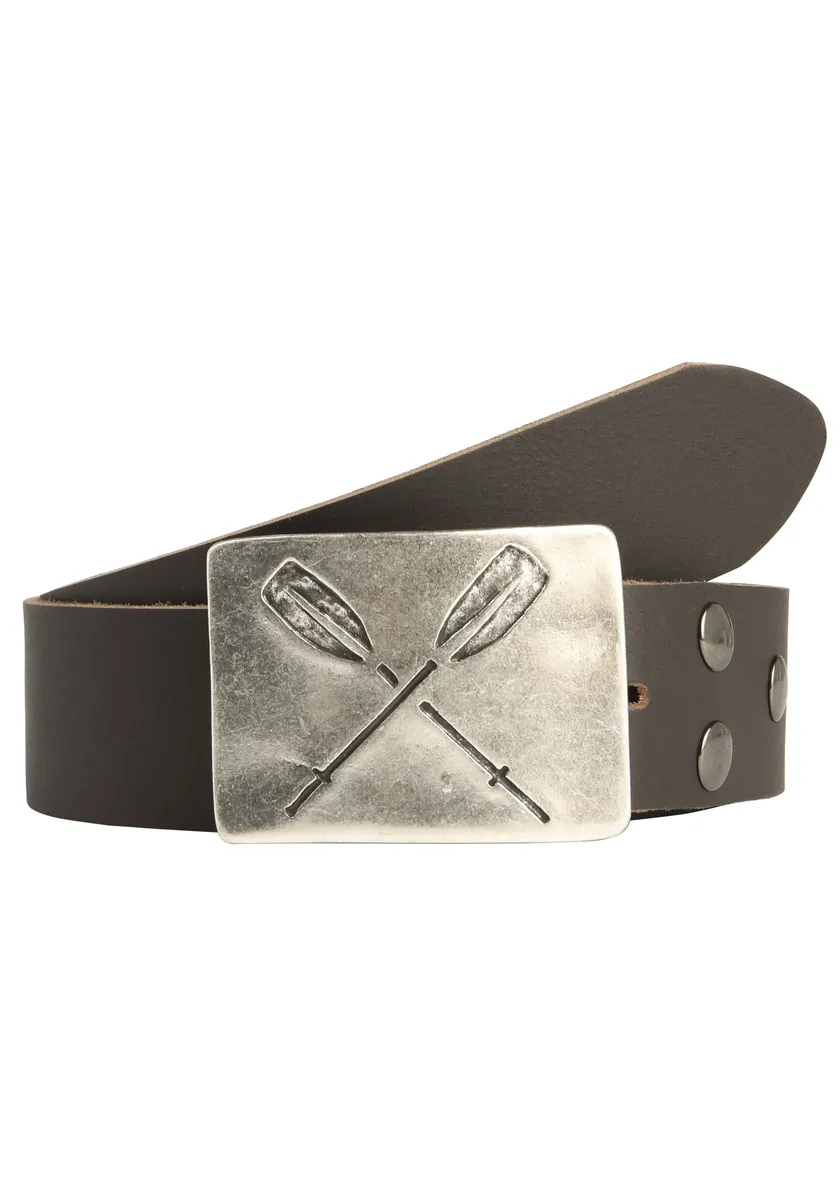 Кожаный ремень LIFEBURG by showroom 019° со сменной застежкой "Paddle Silver" Rettungsring By Showroom 019°, коричневый
Кожаный ремень LIFEBURG by showroom 019° со сменной застежкой "Paddle Silver" Rettungsring By Showroom 019°, коричневый