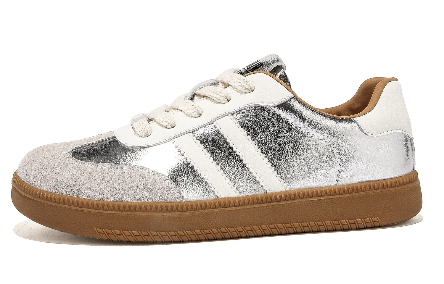 Кеды, скейтборд обувь женская низкая Semir, серебряный
Кеды, скейтборд обувь женская низкая Semir, серебряный