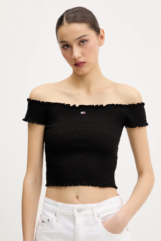 Блузка Tommy Jeans, черный
Блузка Tommy Jeans, черный