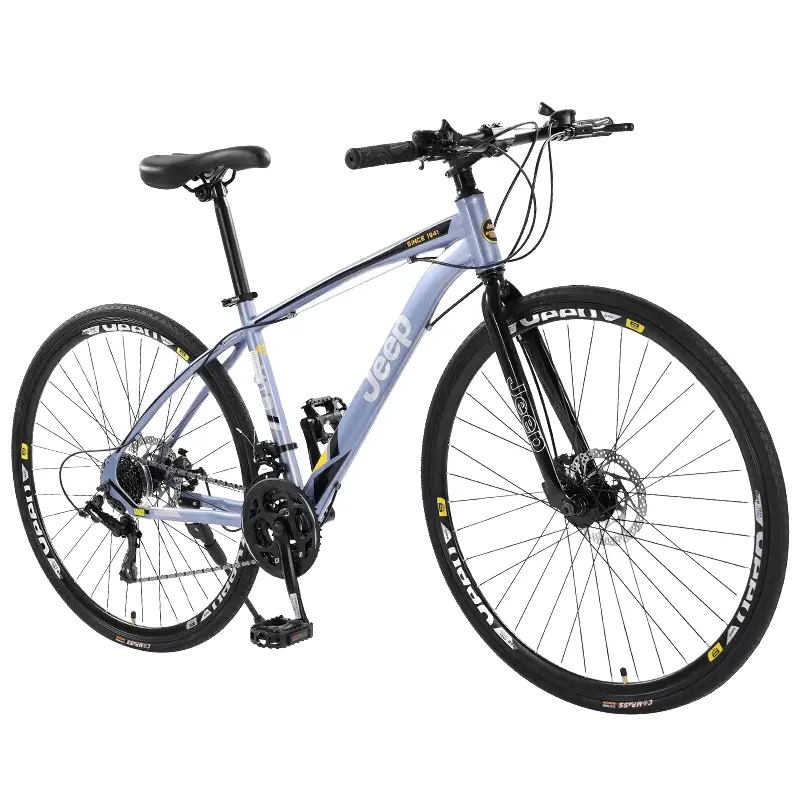 Шоссейные велосипеды high carbon steel дисковые тормоза для поездок взрослые Jeep, серебристо-серый
Шоссейные велосипеды high carbon steel дисковые тормоза для поездок взрослые Jeep, серебристо-серый