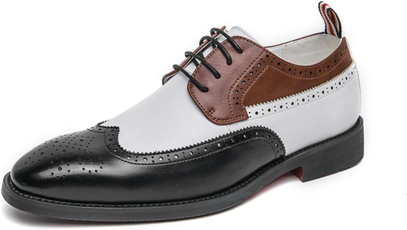 Мужские классические двухцветные кожаные туфли оксфорды, дерби с шнуровкой, броги с крылышками, винтажные туфли спектатор, удобные, дышащие, с нескользящей подошвой, формальные для работы, свадьбы, прогулок, вечеринок и выпускных Yrzhgdl, Multic...
Мужские классические двухцветные кожаные туфли оксфорды, дерби с шнуровкой, броги с крылышками, винтажные туфли спектатор, удобные, дышащие, с нескользящей подошвой, формальные для работы, свадьбы, прогулок, вечеринок и выпускных Yrzhgdl, Multic...