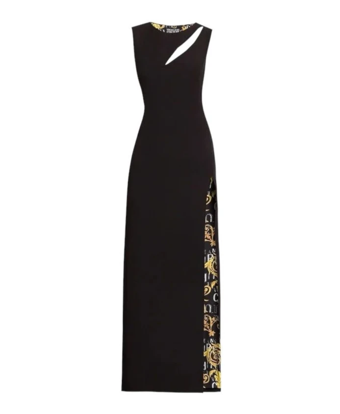 Черное длинное платье, элегантный стиль. Versace Jeans Couture, черный
Черное длинное платье, элегантный стиль. Versace Jeans Couture, черный