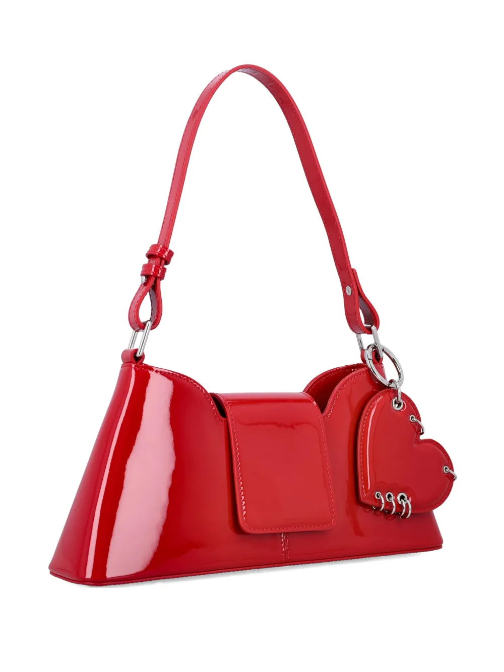 Сумка через плечо с отделкой в форме сердца Justine Clenquet, красный
Сумка через плечо с отделкой в форме сердца Justine Clenquet, красный