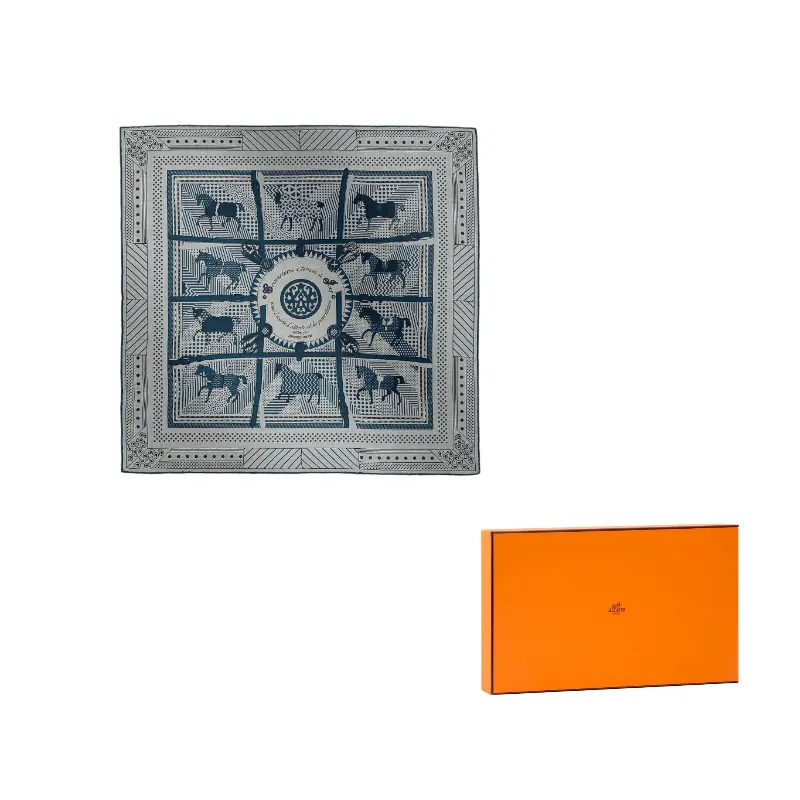 HERMES Кашемировый вязаный шарф мраморно-голубой мужской, Marble Blue
HERMES Кашемировый вязаный шарф мраморно-голубой мужской, Marble Blue