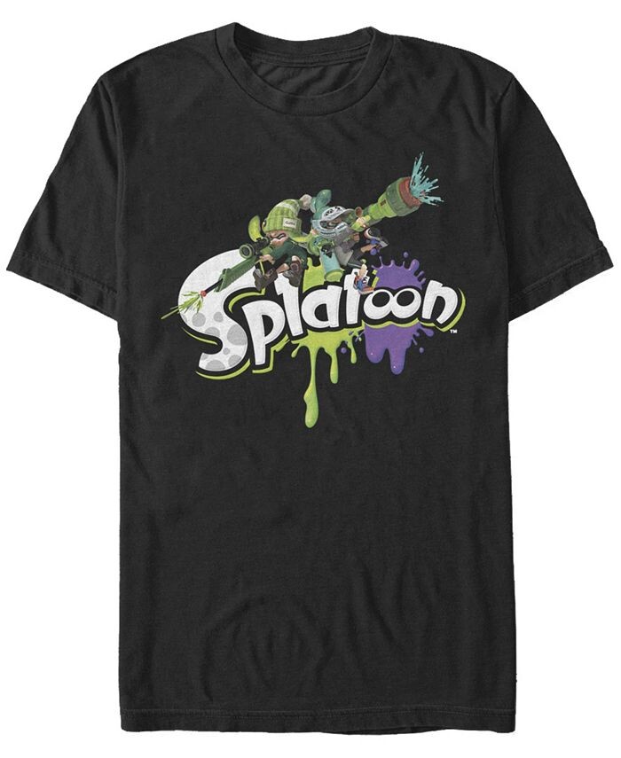 Мужская футболка с коротким рукавом и логотипом Nintendo Splatoon Paint Fifth Sun, черный
Мужская футболка с коротким рукавом и логотипом Nintendo Splatoon Paint Fifth Sun, черный