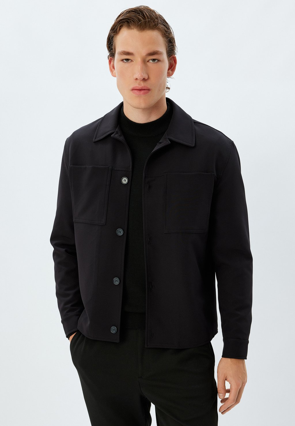 Джинсовая куртка Koton, черный
Джинсовая куртка Koton, черный