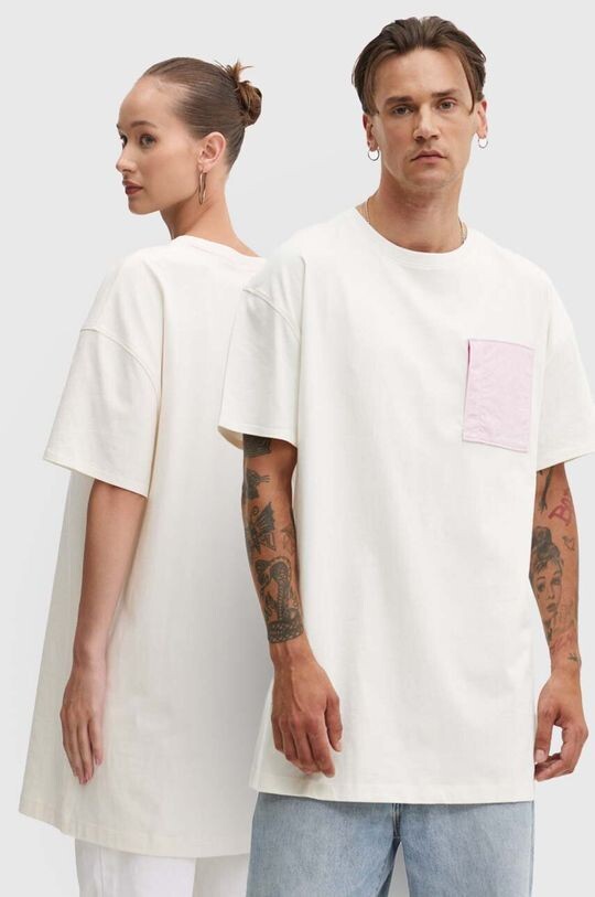 Хлопковая футболка Converse, бежевый
Хлопковая футболка Converse, бежевый