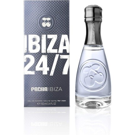 Туалетная вода Ibiza 24/7 для мужчин, стойкий, свежий, элегантный и сексуальный аромат, аромат лаванды, дерева и кожи, идеально подходит для повседневного ношения, 100 мл, Pacha 
Туалетная вода Ibiza 24/7 для мужчин, стойкий, свежий, элегантный и сексуальный аромат, аромат лаванды, дерева и кожи, идеально подходит для повседневного ношения, 100 мл, Pacha