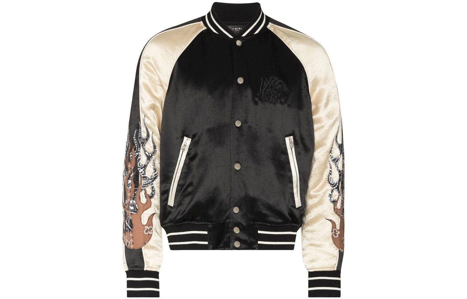 Бейсбольная куртка мужская черный Amiri
Бейсбольная куртка мужская черный Amiri
