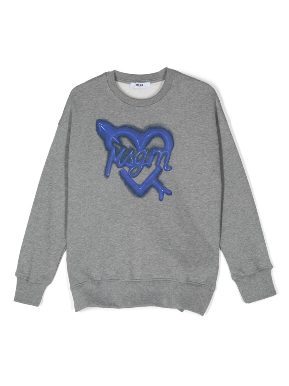 MSGM Kids толстовка с логотипом, серый 
MSGM Kids толстовка с логотипом, серый