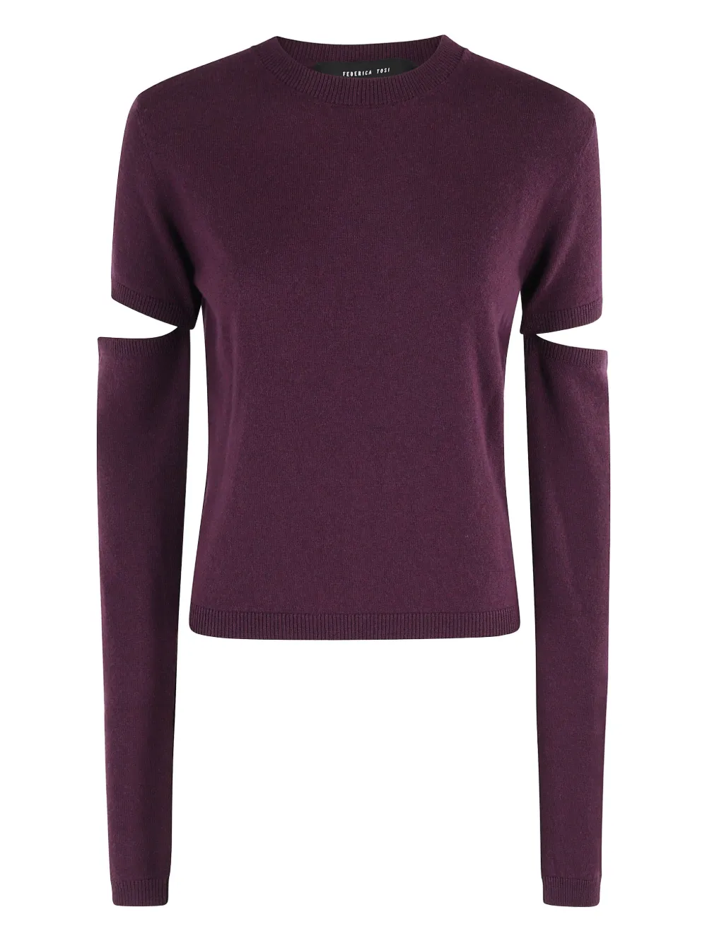 Свитер с вырезами на рукавах Federica Tosi, красный
Свитер с вырезами на рукавах Federica Tosi, красный