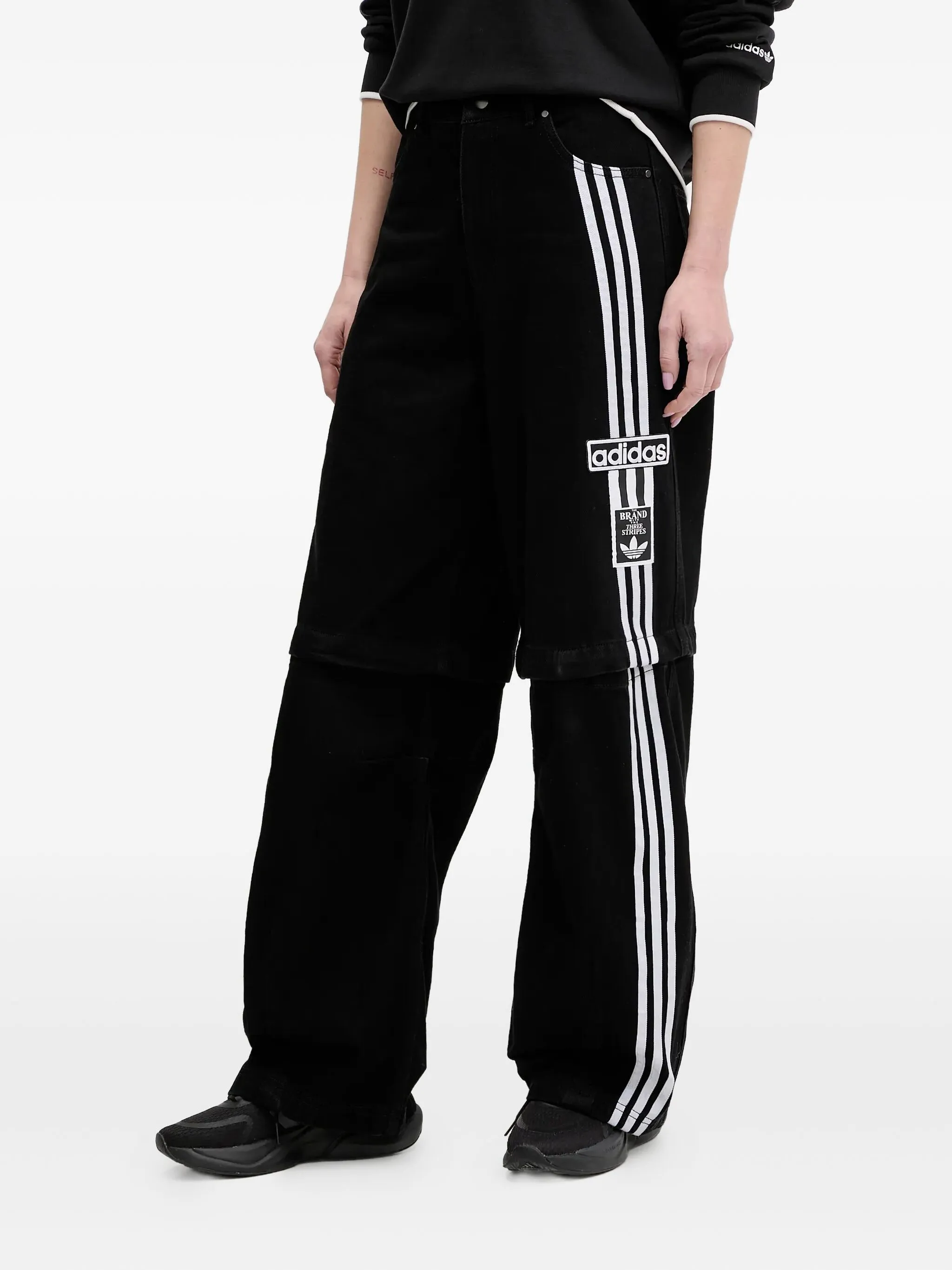 Прямые джинсы 3-Stripes Adidas, черный
Прямые джинсы 3-Stripes Adidas, черный
