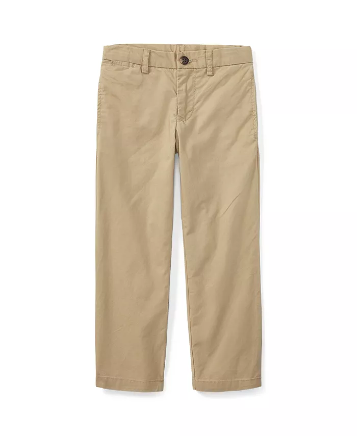 Брюки прямого кроя из твила для малышей и мальчиков Polo Ralph Lauren, коричневый/бежевый
Брюки прямого кроя из твила для малышей и мальчиков Polo Ralph Lauren, коричневый/бежевый