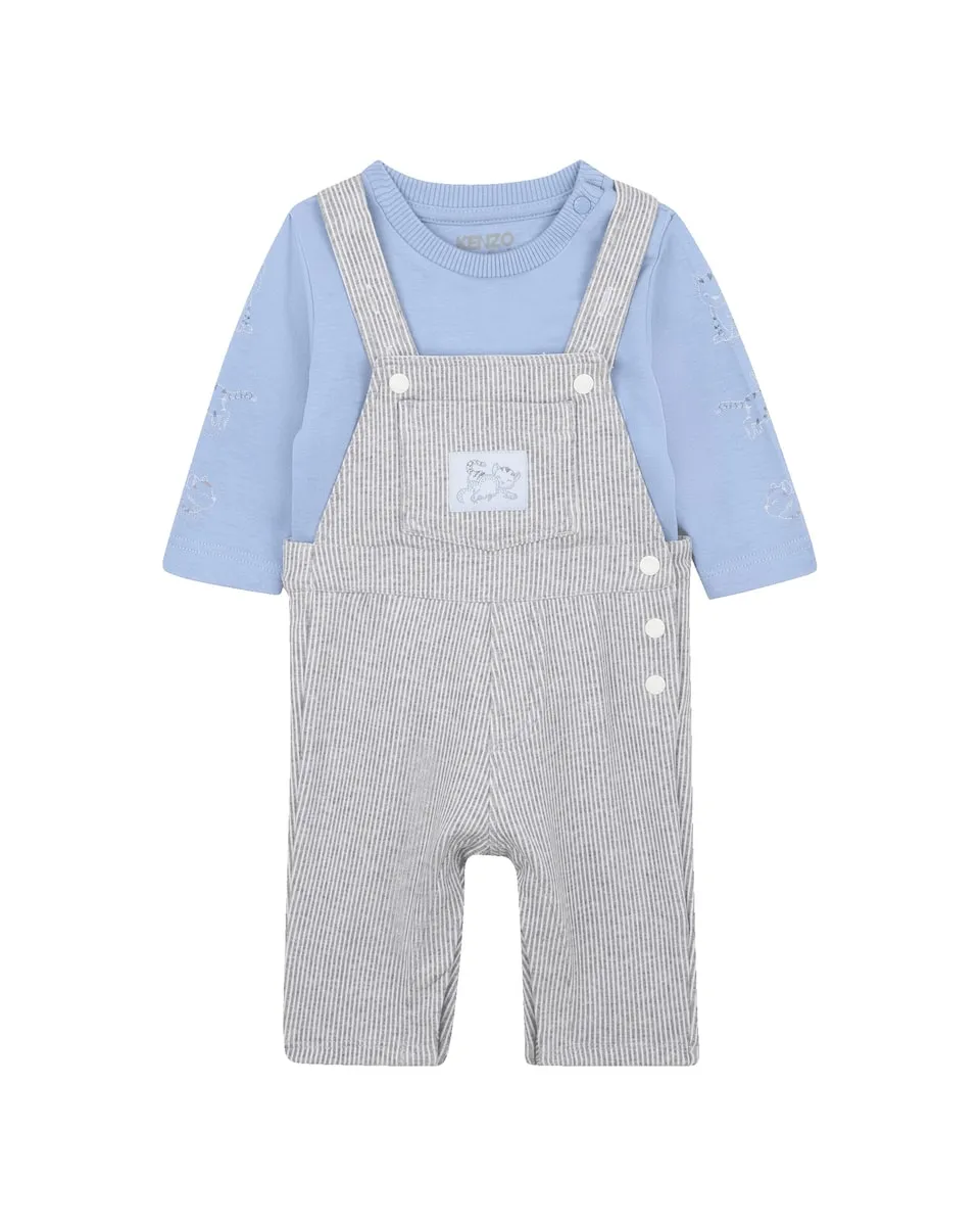 Детский комплект длинная футболка и комбинезон Kenzo Kids, светло-голубой
Детский комплект длинная футболка и комбинезон Kenzo Kids, светло-голубой