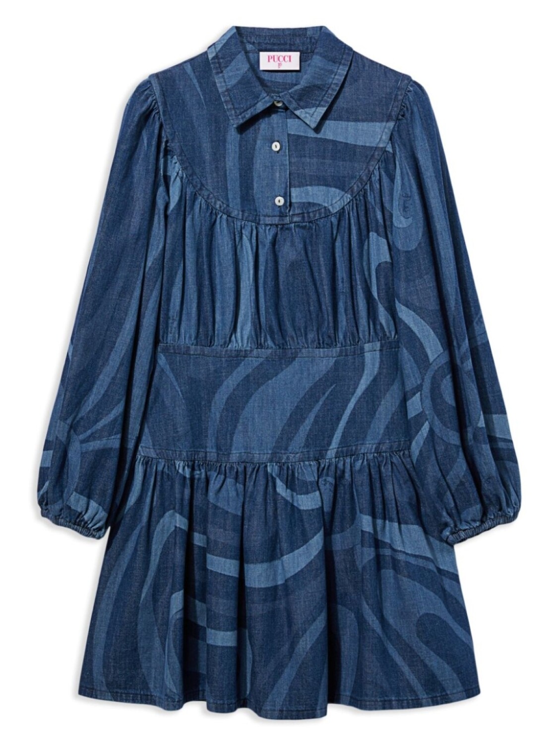 Платье с принтом «мармо» PUCCI Junior, синий
Платье с принтом «мармо» PUCCI Junior, синий