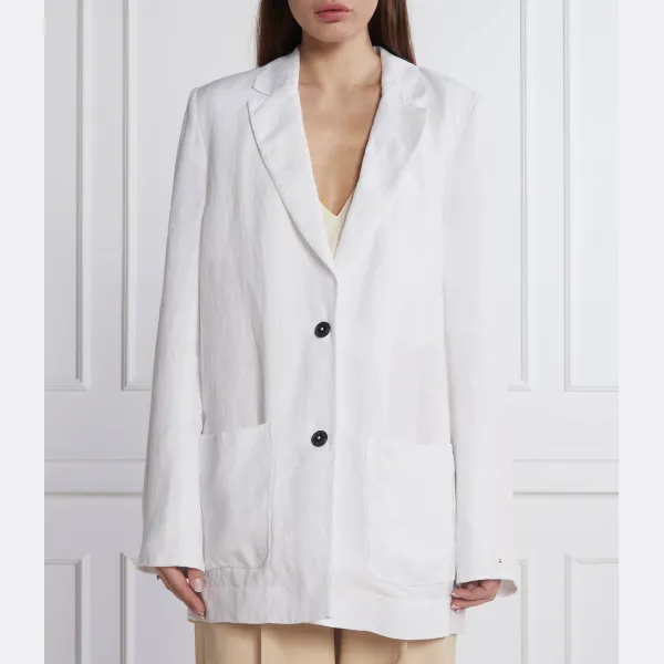 Элегантный льняной жакет свободного кроя Tommy Hilfiger, белый
Элегантный льняной жакет свободного кроя Tommy Hilfiger, белый