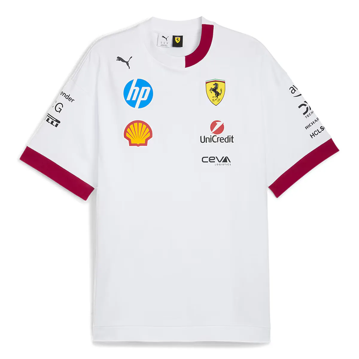 Футболка мужская SF Drivers Tee Puma, белый 
Футболка мужская SF Drivers Tee Puma, белый