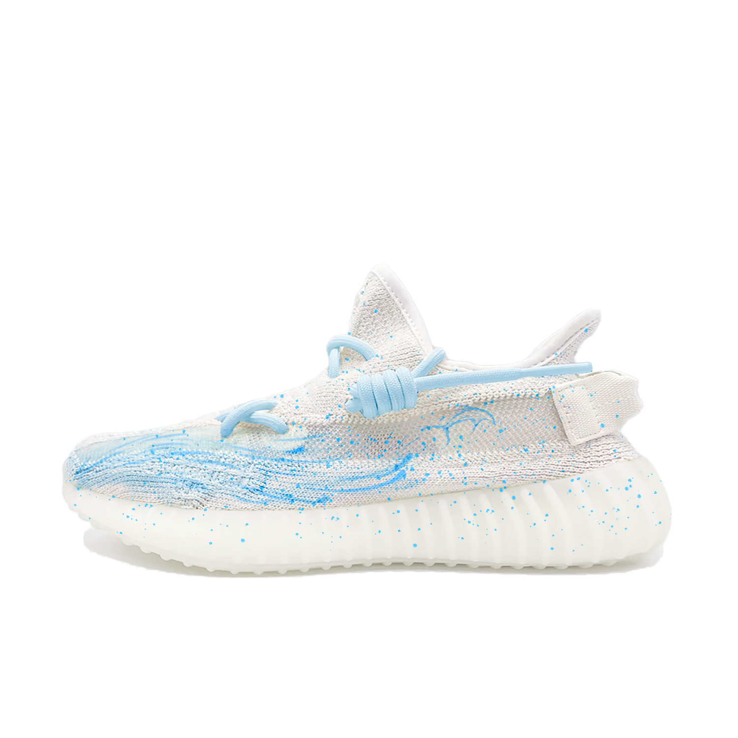Adidas Originals Yeezy Boost 350 V2 Ocean Song устойчивые к истиранию низкие кеды унисекс белые, цвет White 
Adidas Originals Yeezy Boost 350 V2 Ocean Song устойчивые к истиранию низкие кеды унисекс белые, цвет White