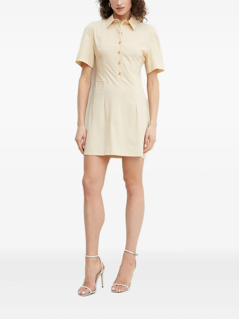 Платье мини на пуговицах Patrizia Pepe, нейтральный
Платье мини на пуговицах Patrizia Pepe, нейтральный